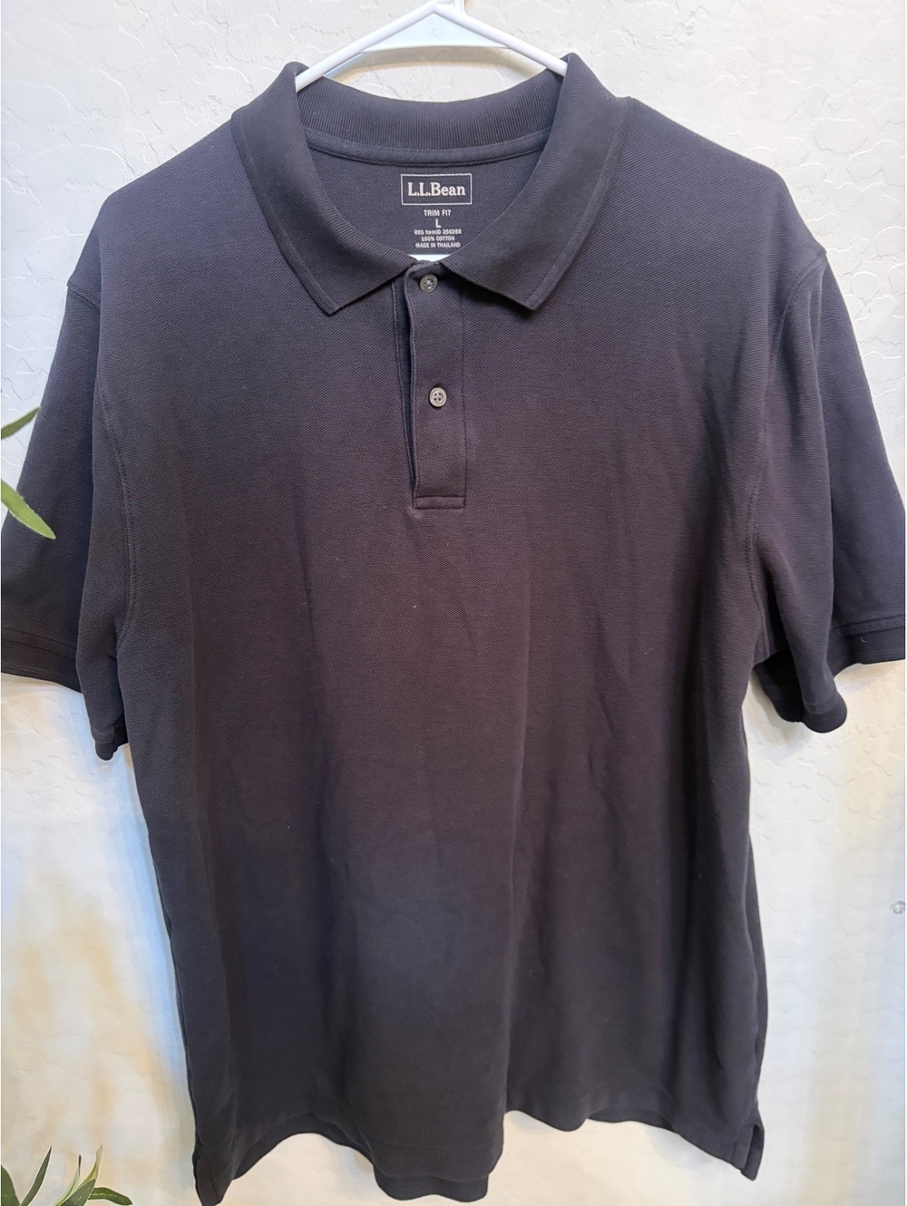 Men’s LL Bean black polo